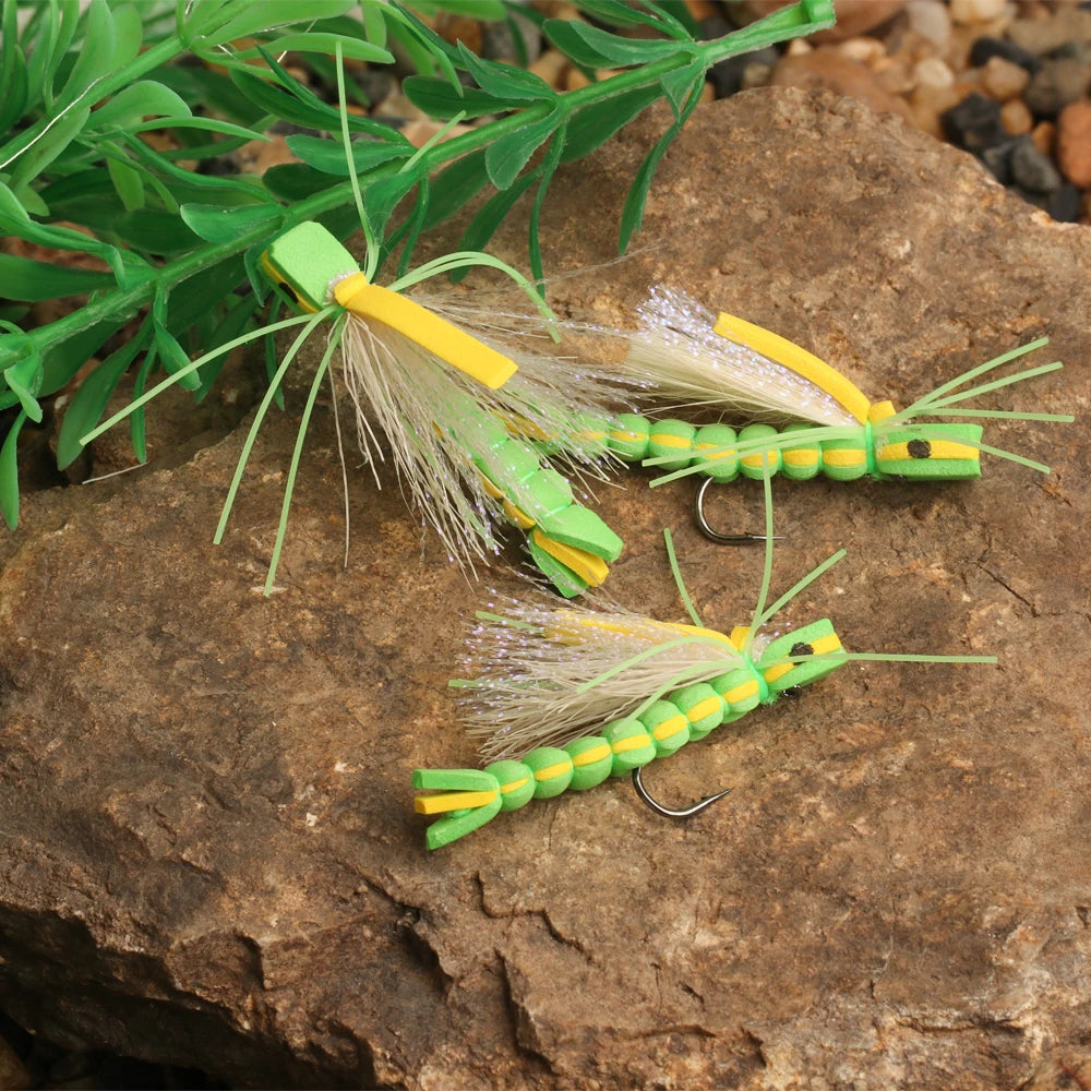 Bimoo Madam Spider Foam Hopper Flies (4 Pack)