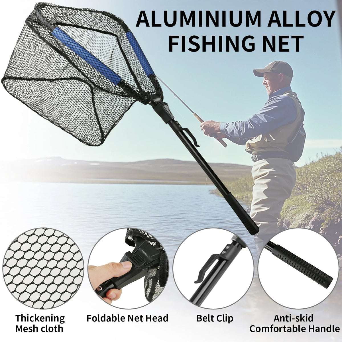 Aluminum Telescoping Landing Net (55-190cm)