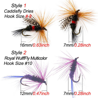 Assorted Dry and Wet Flies (10 Pack)