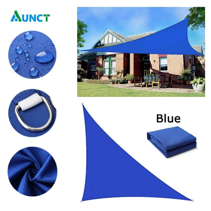 Waterproof Sun Shelter Triangle Sunshade Protection Outdoor  Cover Garden Patio Pool Shade Sail Awning Camping Sun Shade 420D