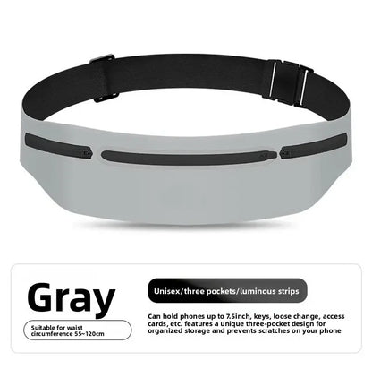 Running sports fanny pack Outdoor sports Lightweight waterproof invisible anti-theft equipment Men's and women's multi-function