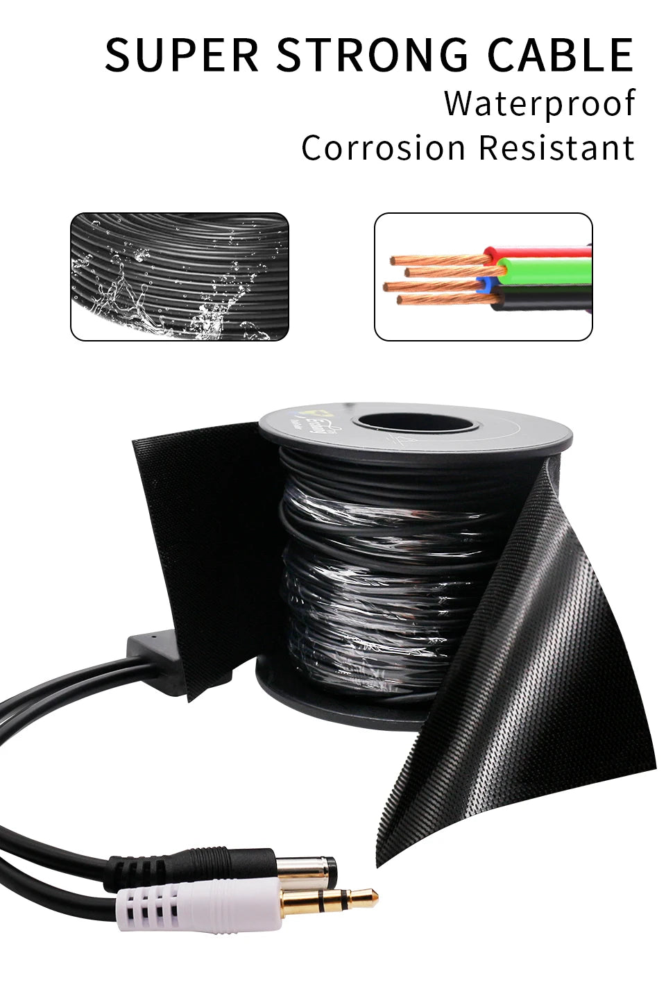 Erchang 7 Inch HD Ice Fishing Camera with Infrared Night Vision