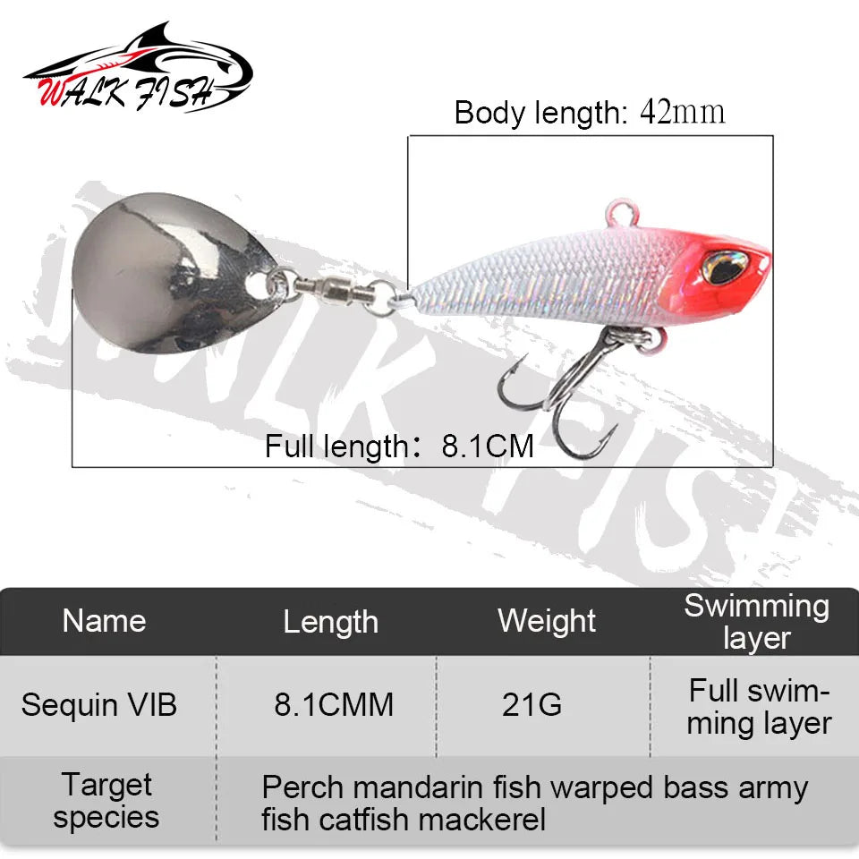 WALK FISH Metal VIB Spinner Bait