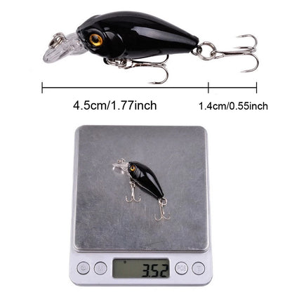 8pcs Crank Bait Minnow Fishing Lure Set Floating Artificial Bait Topwater Fishing Bait