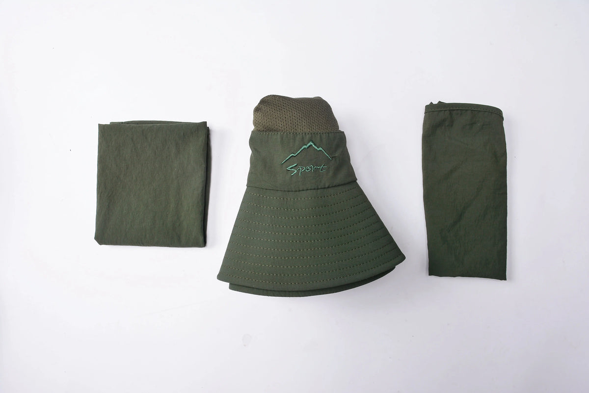 Breathable Fishing Sun Hat with Face Cover