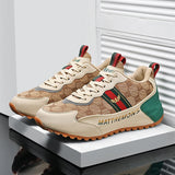 Men’s Luxury Walking Shoes – Thick Sole Casual Sneakers, Outdoor Sport Couple Footwear