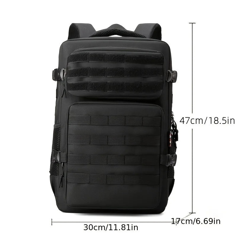 1 Pc Men's Camouflage Backpack, Hiking And Camping Backpack, LargeCapacity Multi-layer Outdoor Sports Backpack