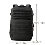 1 Pc Men's Camouflage Backpack, Hiking And Camping Backpack, LargeCapacity Multi-layer Outdoor Sports Backpack