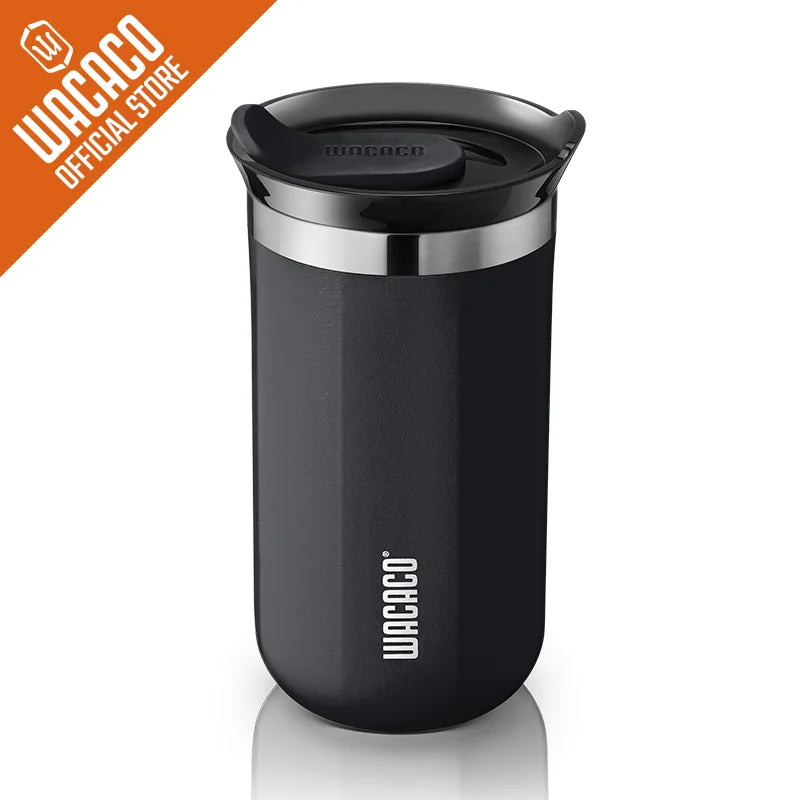 WACACO Octaroma Vacuum Insulated Coffee Mug, Double-wall Stainless Steel Travel Tumbler, 6/10/15 Fl Oz, Thermo, Valentines Gift
