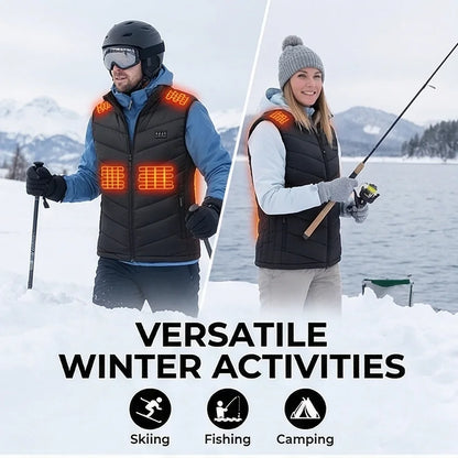 Smart Heated Vest with 21 Heating Zones