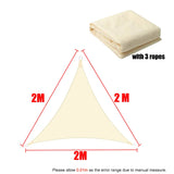 Outdoor Shade Sail awnings Waterproof Sun Shelter Square Rectangle Sun Shade Protection Canopy Garden Patio Pool Camping Shade