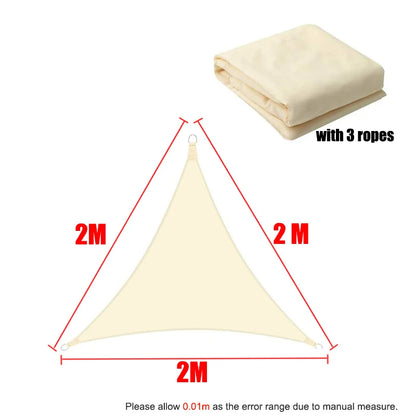 Outdoor Shade Sail awnings Waterproof Sun Shelter Square Rectangle Sun Shade Protection Canopy Garden Patio Pool Camping Shade