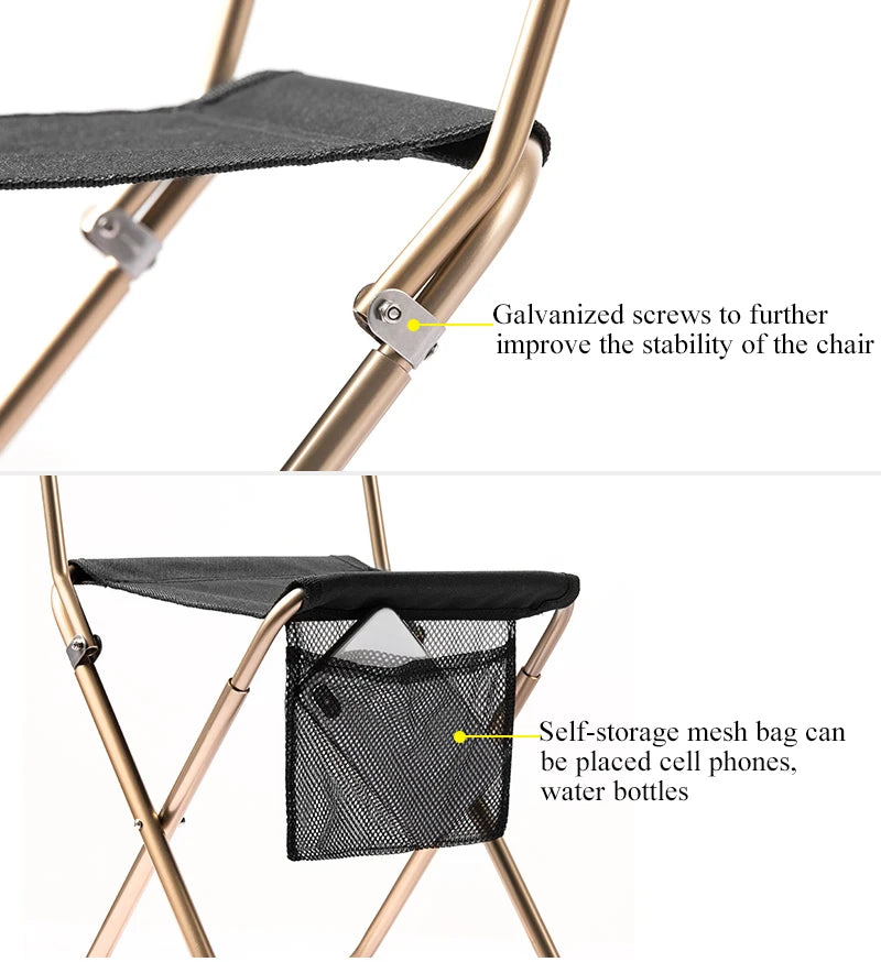 Naturehike Beach Chair Ultralight Portable Camping Chairs Folding With Mesh Bag Relax Chair Outdoor Picnic Hiking Fishing Chair