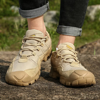 Men’s Outdoor Hiking Shoes – Anti-Slip Thick Sole Trekking Boots | Durable Walking & Exercise Sneakers