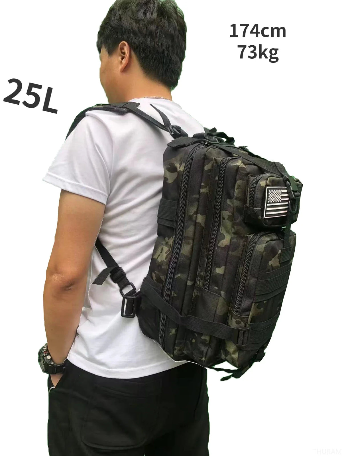 25L/50L Waterproof Tactical Hiking Backpack