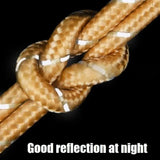4 Outdoor Tent Ropes Reflective Ropes Canopy Ropes Reinforced Windproof Ropes with Buckles To Ensure Safety Camping Accessories