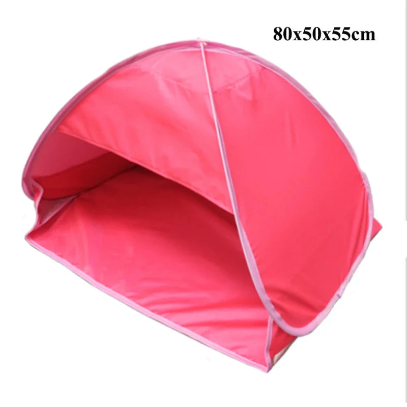 Beach Headrest Sunshade Tent UV-protecting Sunshelter Automatic Opened Portable Outdoor Camping Sunshade Tent For Adults Kids