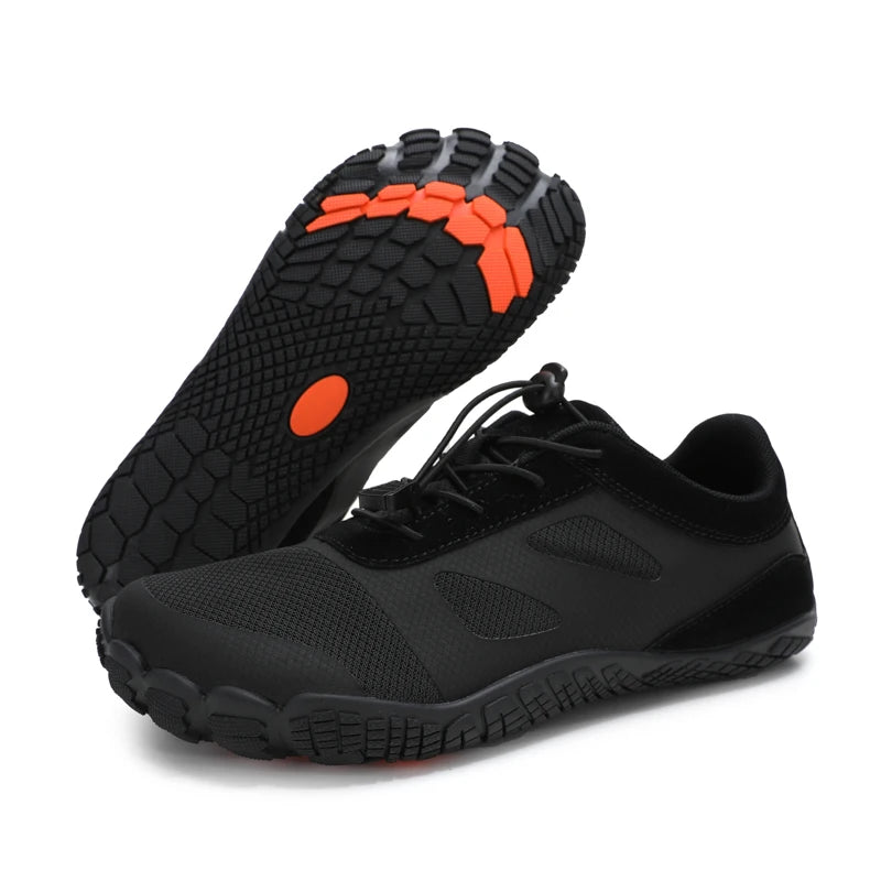 Men’s Barefoot Trail Running Shoes – Wide Toe Box Zero Drop Aqua Sneakers for Hiking, Kayaking & Surfing