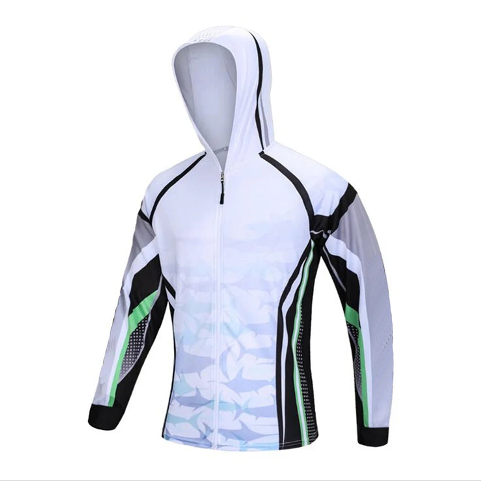 Anti-UV Hooded Fishing Jersey