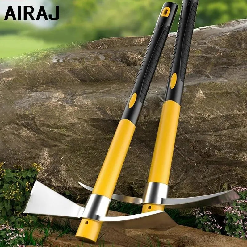 AIRAJ Multifunctional Garden Axe – Heavy Duty Mountaineering Pick & Gardening Hand Tool