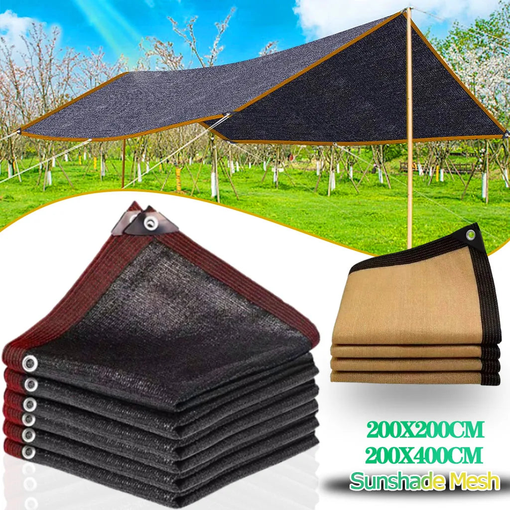 Sunshade Mesh Summer Outdoor Shading Shading Net Wrapped Perforated Shading Cloth Thickened Heat Insulation Net Shading Net