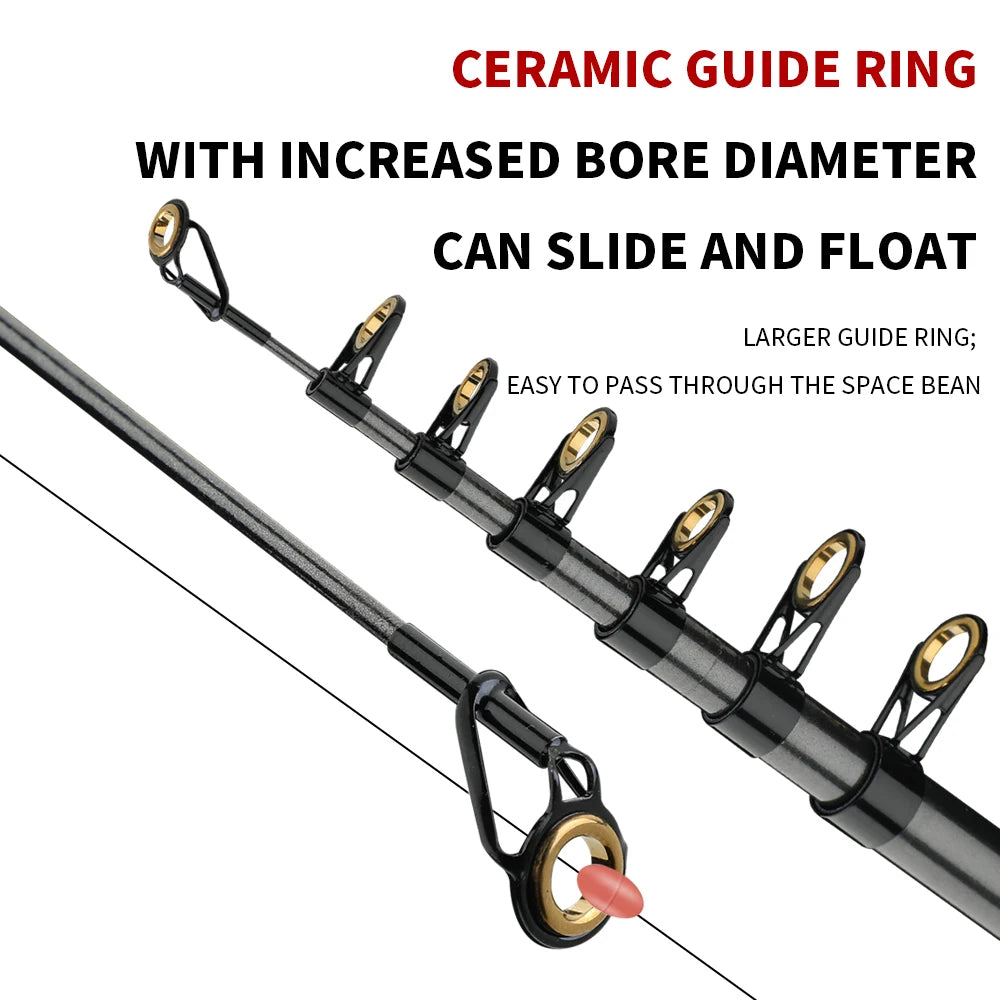 Telescopic Lure Rod 1.5-2.4m