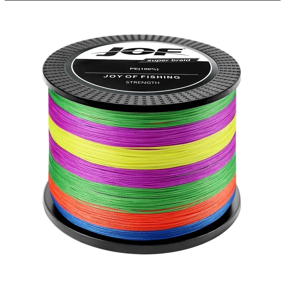 JOF 8 Strand and 4 Strand PE Braided Fishing Line