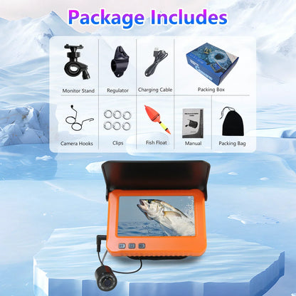 HD Underwater Fishing Camera with Video Recording & Night Vision