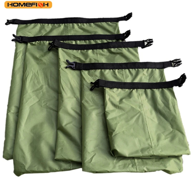 HOMEFISH 5pcs Waterproof Dry Bag For Camping Drifting Hiking Swimming Rafting Kayaking River Trekking Bags