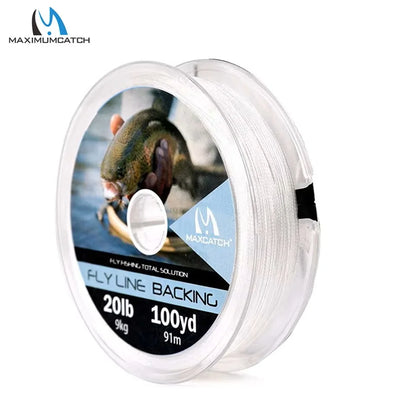 MAXIMUMCATCH Braided Fly Backing 100-300 Yds