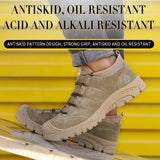 Men’s Safety Shoes – Impact & Puncture Resistant, Breathable Lightweight Non-Slip Work Sneakers