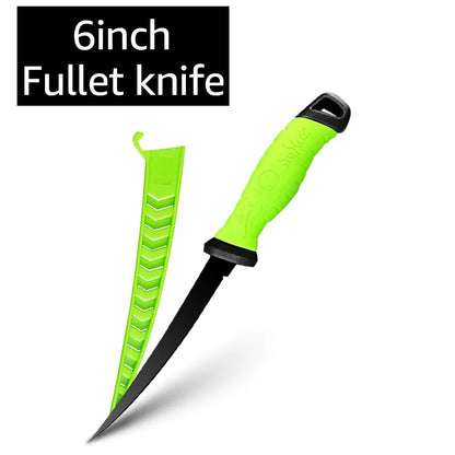 Stainless Steel Fillet & Boning Knife with Sheath