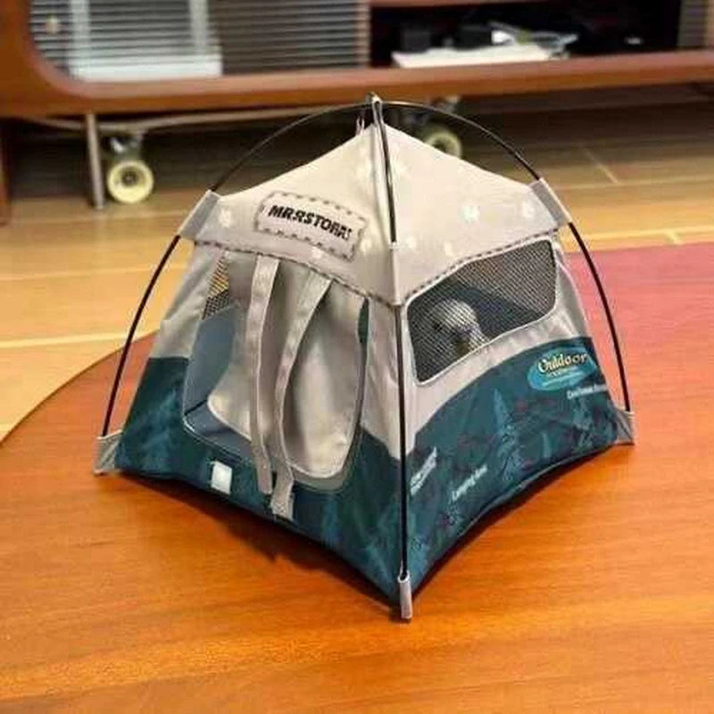 1Pcs Small Tent Model Camping Miniature Scene Accessories Decoration Photography Props 1:12 Movable Toy Gift