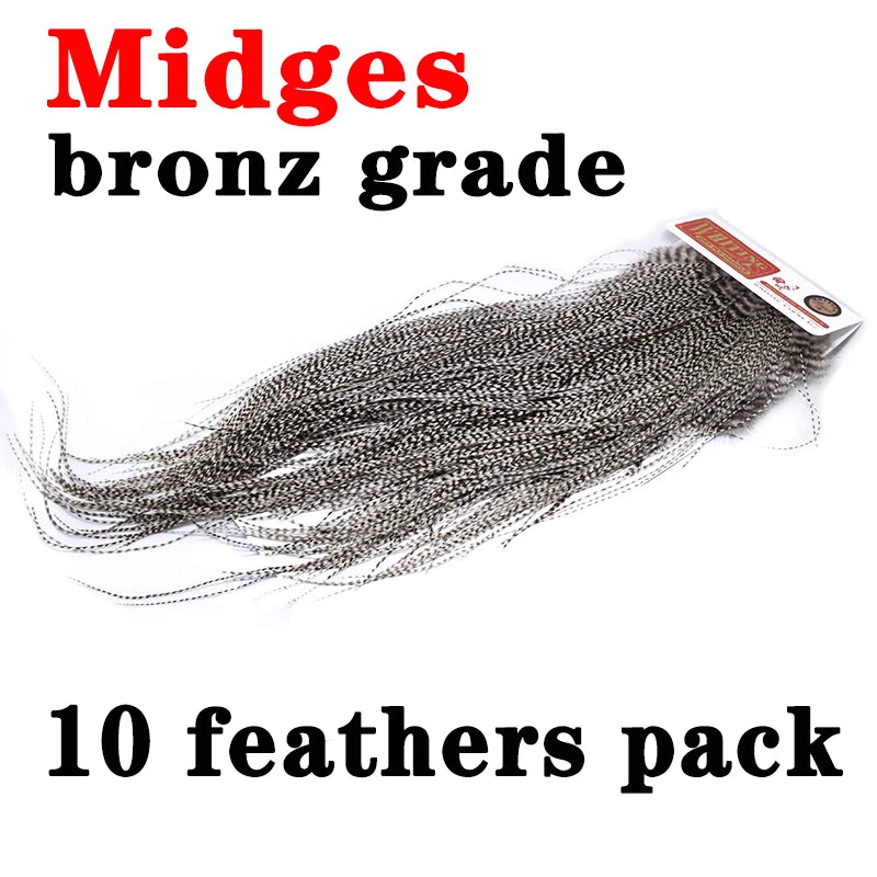 Whiting Farms Midge Saddle Hackle (10 Feathers)