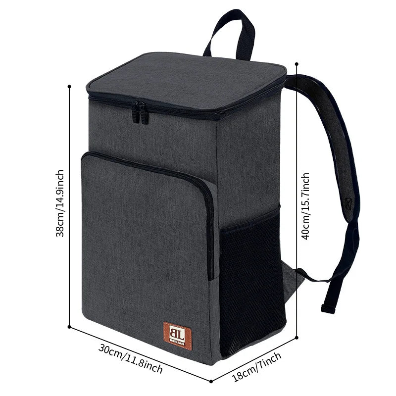 Large Capacity Insulated Backpack With  Lightweight Waterproof PEVA Travel Picnic Bags 2025 Newest Design