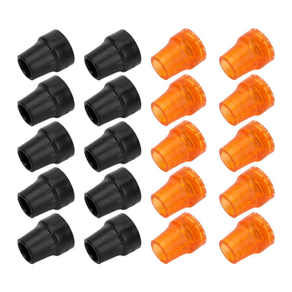 10pcs Crutch Tip Rubber 19mm Inner Diameter Slip Resistance Universal Heavy Duty Walking Cane Tip Replacement Cane Tip Cane Tip