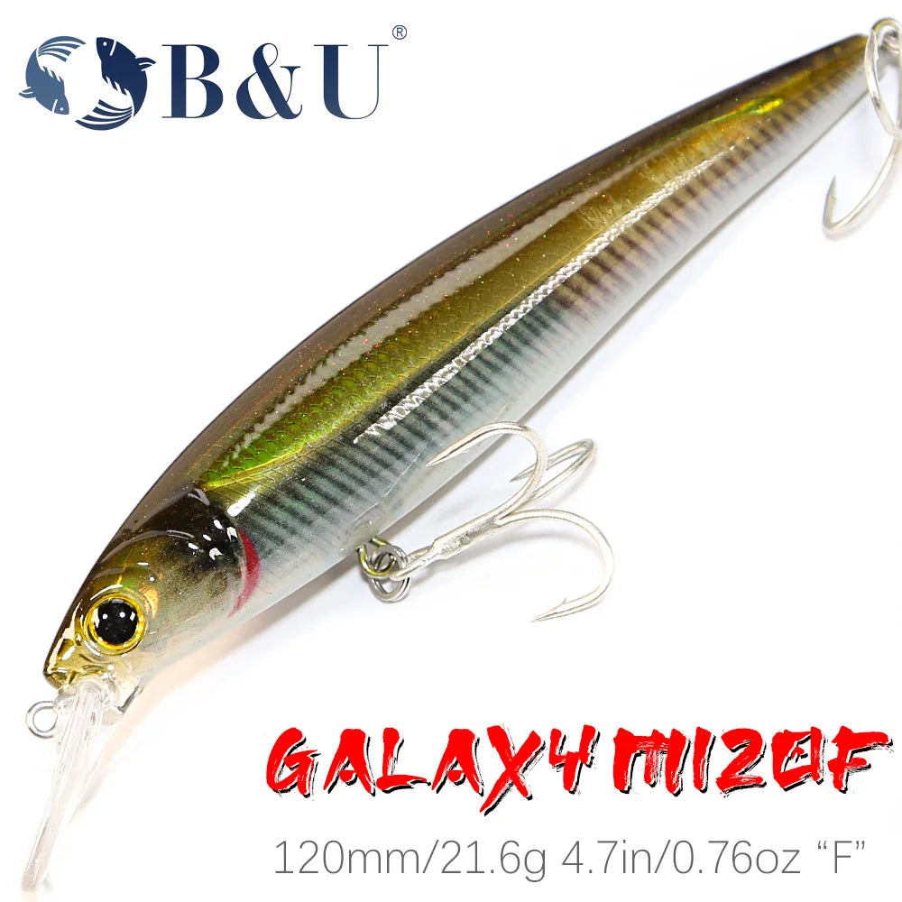 B&U Long-Casting Minnow Jerkbait