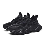 Men’s Platform Running Sneakers – Lightweight Breathable Streetwear Shoes, Large Size 48 Athletic Walking Trainers