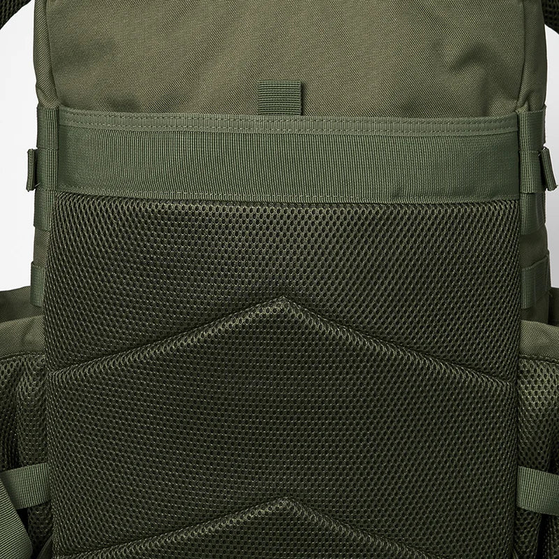 45L Tactical Backpack Molle System Men's Outdoor Hiking Rucksack with Bottle Holder EDC GYM Hunting Bag for Survival