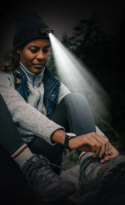 Philips LED Headlamp Sensor Head Flashlight of Lighting Type-C Rechargeable Headlight Outdoor Camping Fishing Lantern