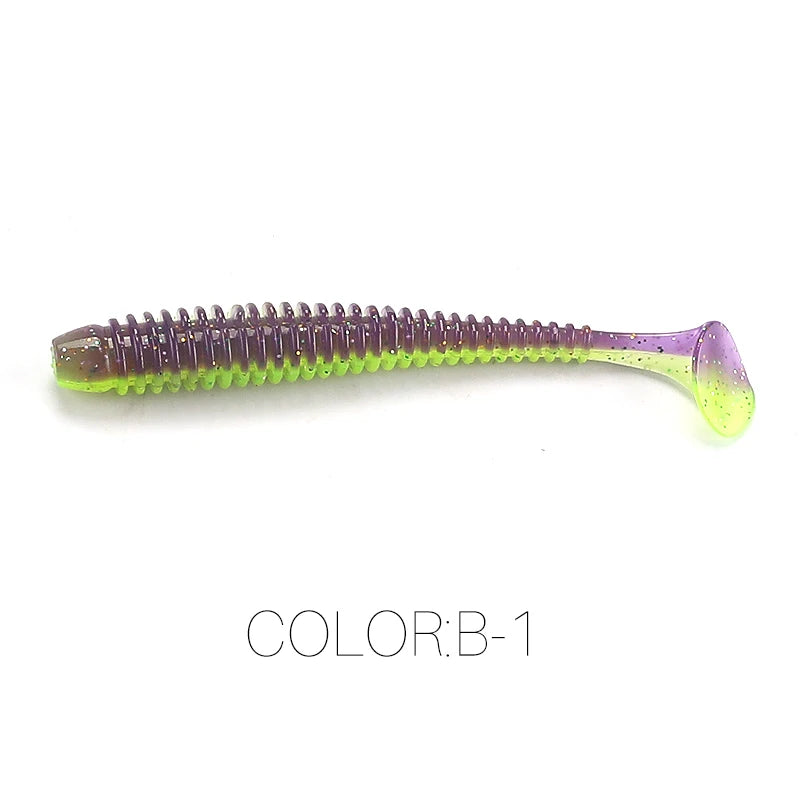 Supercontinent Swing Impact Ring Shad Fishing Lure 6pcs/10pcs/20pcs Artificial Pesca Leurre Souple Fishing Lures