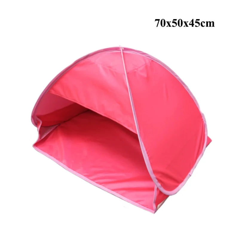 Beach Headrest Sunshade Tent UV-protecting Sunshelter Automatic Opened Portable Outdoor Camping Sunshade Tent For Adults Kids