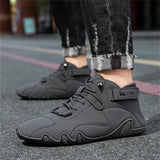 Men’s Walking Shoes – Soft Comfortable Leather Sneakers for Travel, Street Fashion & Daily Wear