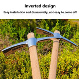 Stainless Steel Pickaxe – Heavy Duty Outdoor Gardening & Root Digging Hoe Axe