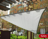 Triangle Sun Shade Sail Permeable Canopy Sand for Patio Garden Yard Deck Pergola Encrypt Breathable Outdoor Canopy Sunshade Net