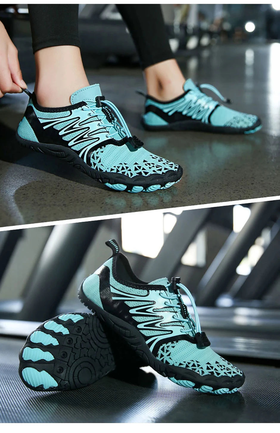 EOCENE Men Women Barefoot Outdoor Sports Aqua Shoes Quick-dry Beach Swimming Fitness Wading Hiking Cycling Water Sneakers Shoes