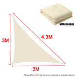 Outdoor Shade Sail awnings Waterproof Sun Shelter Square Rectangle Sun Shade Protection Canopy Garden Patio Pool Camping Shade