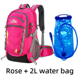 Outdoor Sports Short Distance Trip Backpack Mountaineering Duffel Bag Camping Travel Knapsack Climbing Hiking Hydration Rucksack