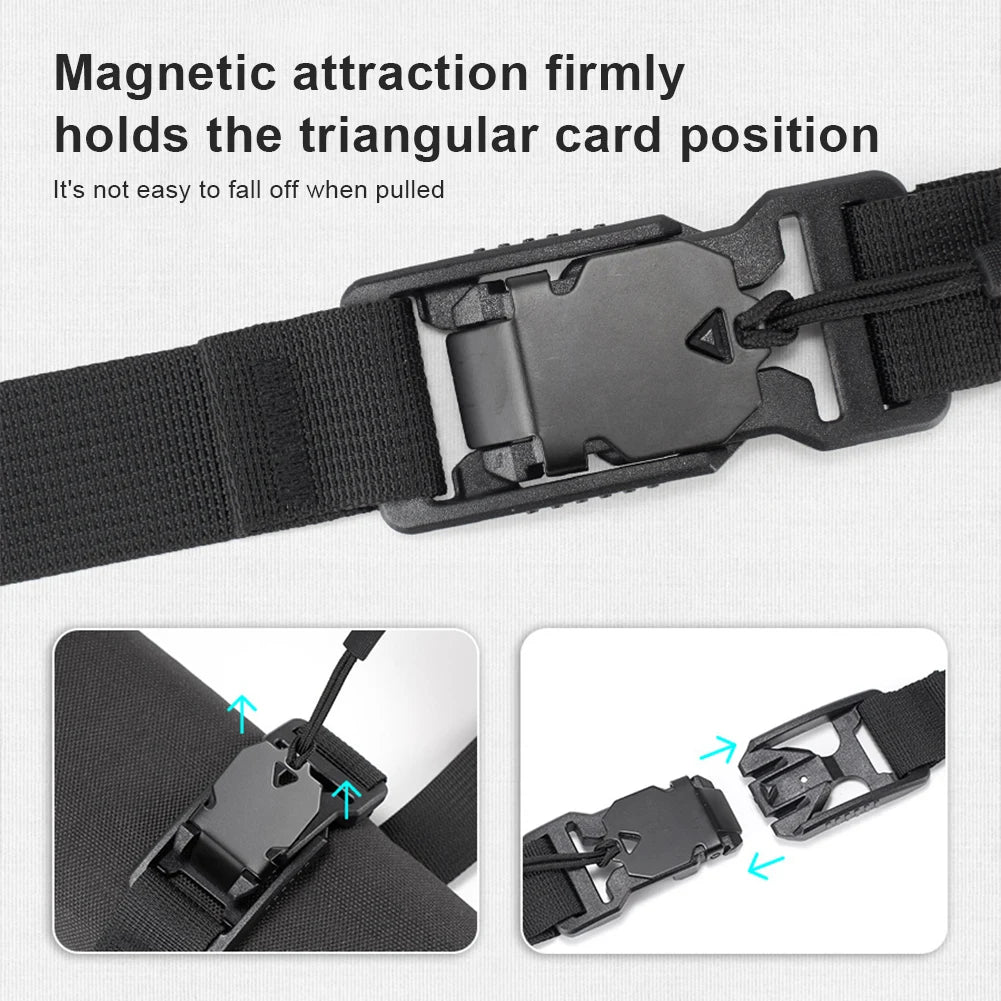 Backpack Chest Bag Strap Harness Adjustable Buckle Clip Straps Non-slip for Outdoor Camping Tactical Bag Fixed Belt Accessories