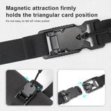 Backpack Chest Bag Strap Harness Adjustable Buckle Clip Straps Non-slip for Outdoor Camping Tactical Bag Fixed Belt Accessories